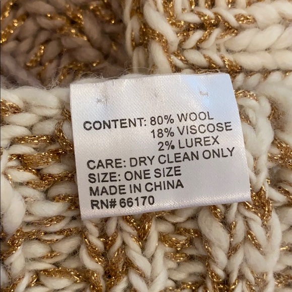 Knit wool blend scarf - Picture 3 of 3